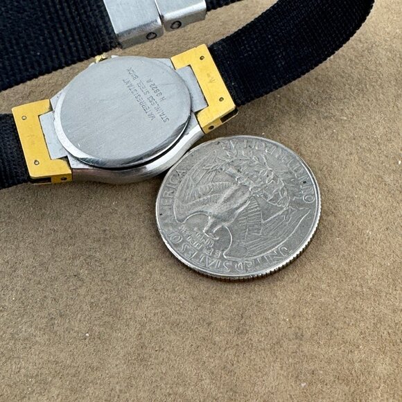 Vintage 1990's Bucherer Ladies 2 Tone Gold and Silver Dress Quartz Watch - Picture 11 of 11